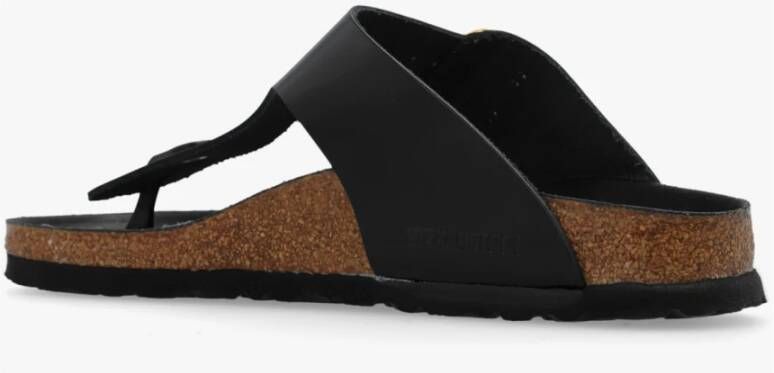 Birkenstock Gizeh Big Buckle slides Zwart Dames