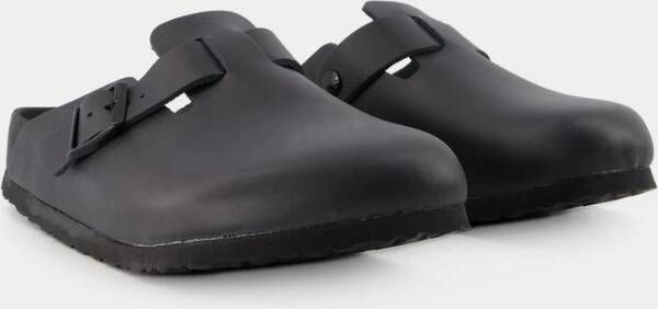 Birkenstock Boston Mules van gecoat leer Zwart Unisex - Foto 13