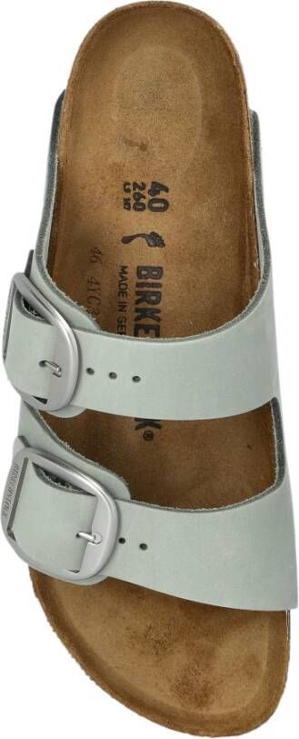 Birkenstock Slides Arizona Big Buckle Blue Dames