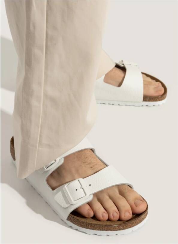 Birkenstock Slides Arizona BS White Heren