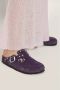 Birkenstock Slides Boston Rivet Border Purple Dames - Thumbnail 2