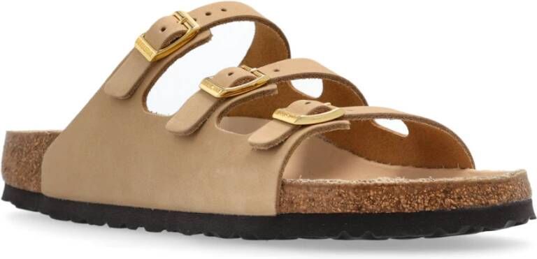 Birkenstock Florida Fresh Slides Beige Dames