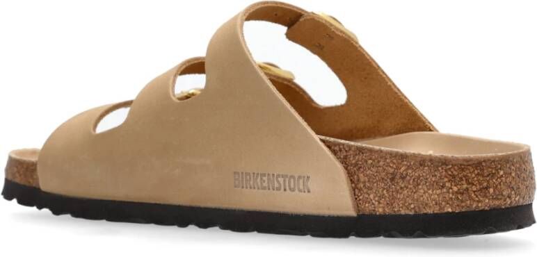 Birkenstock Florida Fresh Slides Beige Dames