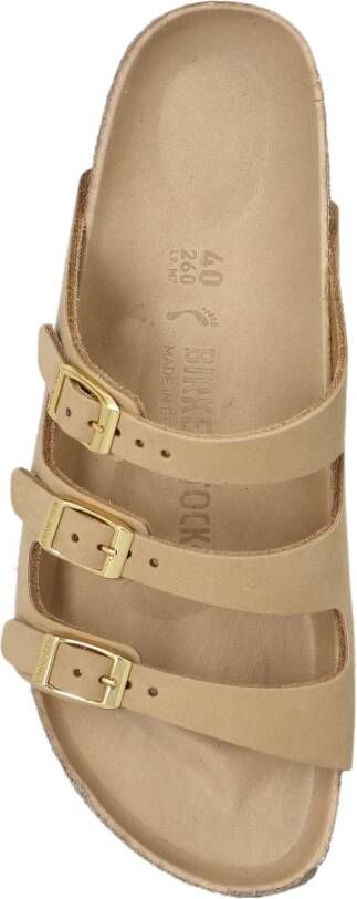 Birkenstock Florida Fresh Slides Beige Dames