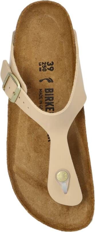 Birkenstock Slides Gizeh BS Beige Dames