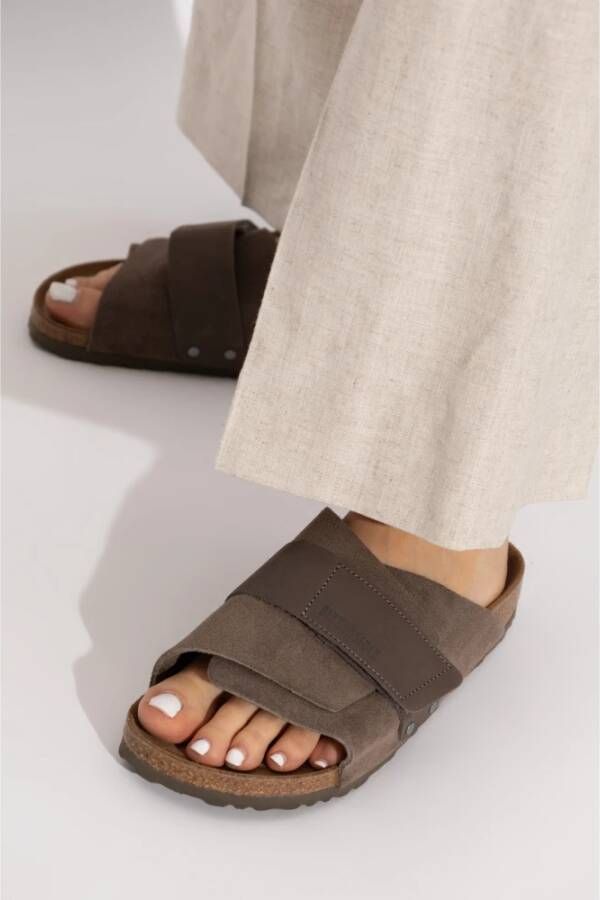 Birkenstock Kyoto Slides Brown Dames