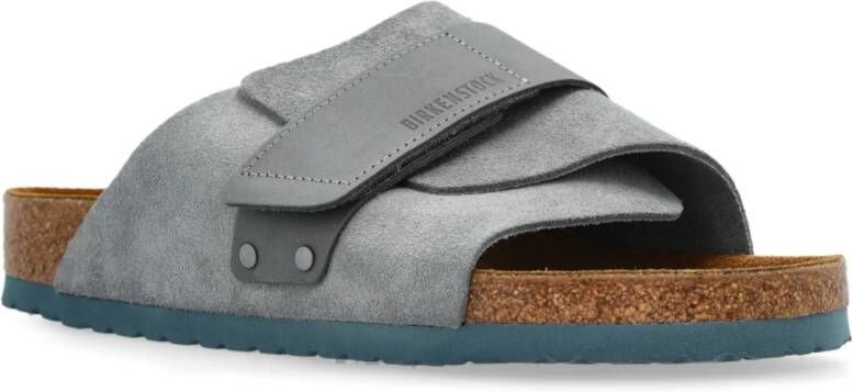 Birkenstock Kyoto Slides Gray Heren