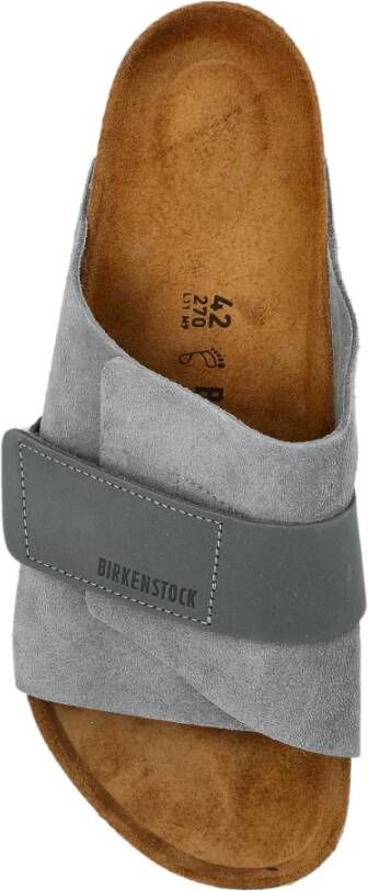 Birkenstock Kyoto Slides Gray Heren