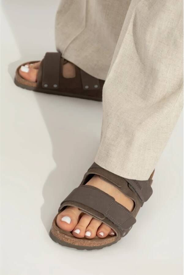 Birkenstock UJI Slides Brown Dames