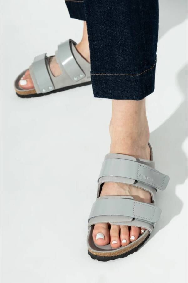 Birkenstock Slides Uji Gray Dames