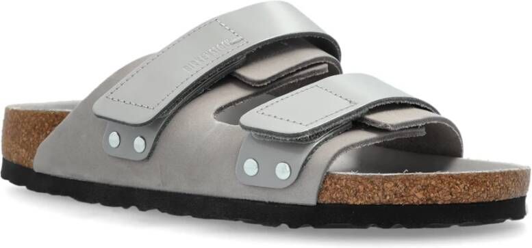 Birkenstock Slides Uji Gray Dames