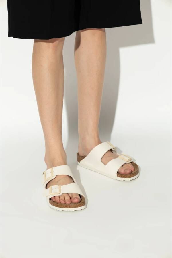 Birkenstock Slippers 'Arizona BS' Beige Dames