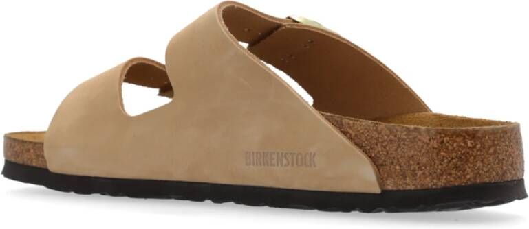 Birkenstock Slippers 'Arizona BS' Beige Dames