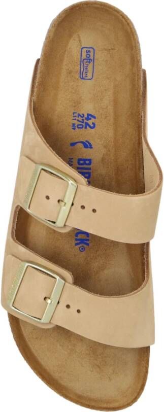 Birkenstock Slippers 'Arizona BS' Beige Dames