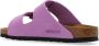 Birkenstock Leren Gesp Sandalen Crocus Kleur Purple Dames - Thumbnail 10