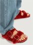 Birkenstock Slippers Arizona Shearling Red Dames - Thumbnail 2