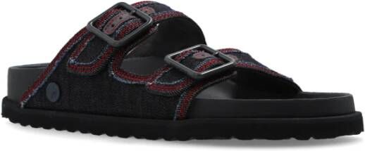 Birkenstock Slippers Arizona Stone Washed Blue Dames