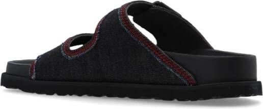 Birkenstock Slippers Arizona Stone Washed Blue Dames