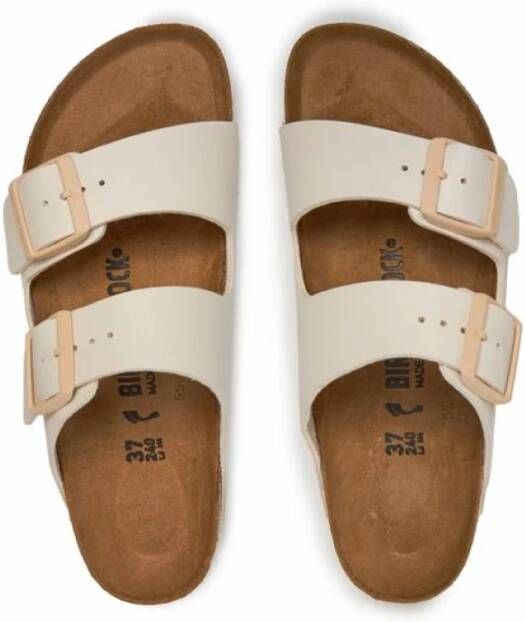 Birkenstock Slippers & Teenslippers White Dames