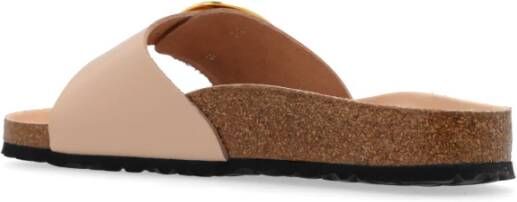 Birkenstock Slippers Madrit Big Buckle Pink Dames