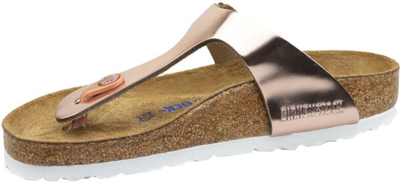 Birkenstock Khaki Glitter Instap Sandalen Roze Dames