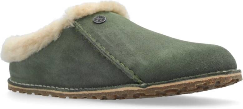 Birkenstock Slippers Zermatt Premium Green Dames