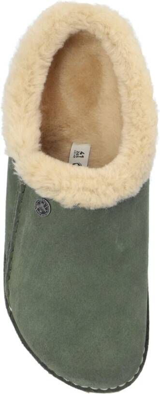 Birkenstock Slippers Zermatt Premium Green Dames