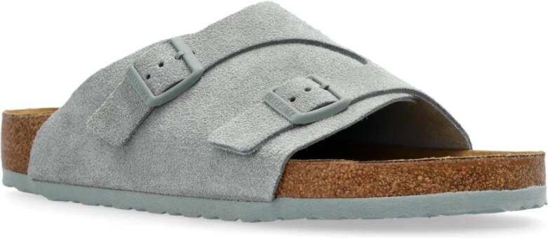 Birkenstock Zurich BS Slides Gray Heren