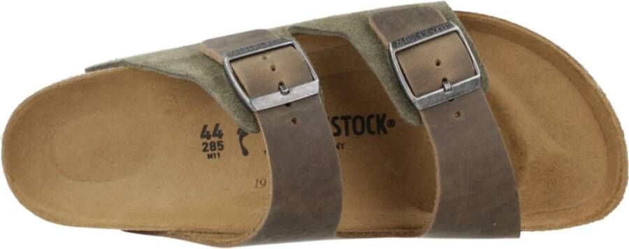 Birkenstock Stijlvolle Flip Flops voor de Zomer Green Heren