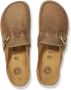 Birkenstock Stijlvolle Mocassin Klomp met Grote Gesp Beige Dames - Thumbnail 3