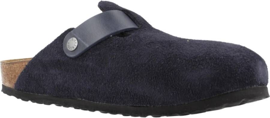 Birkenstock Stijlvolle Mules Boston Model Blue Heren