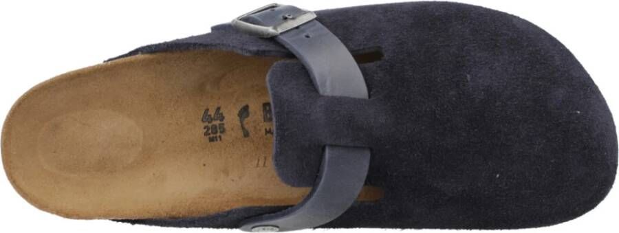 Birkenstock Stijlvolle Mules Boston Model Blue Heren