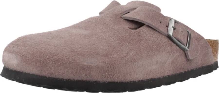 Birkenstock Stijlvolle Mules Boston Model Purple Dames