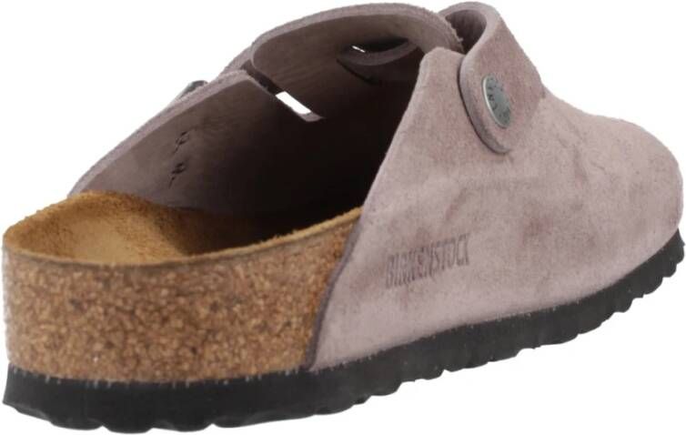 Birkenstock Stijlvolle Mules Boston Model Purple Dames