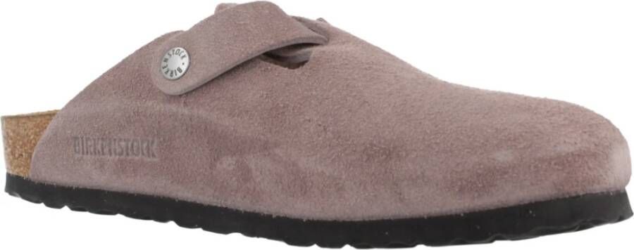 Birkenstock Stijlvolle Mules Boston Model Purple Dames