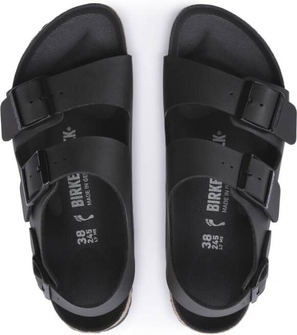 Birkenstock Stijlvolle Sandaal met OptiHeren Ondersteuning Black Heren