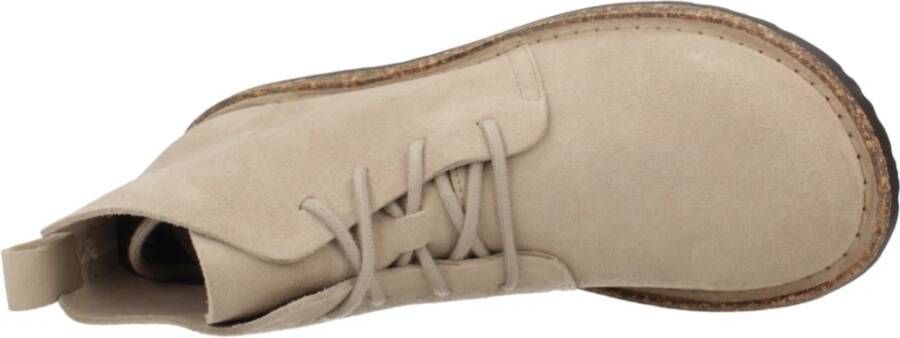 Birkenstock Stijlvolle Veterschoenen Beige Dames