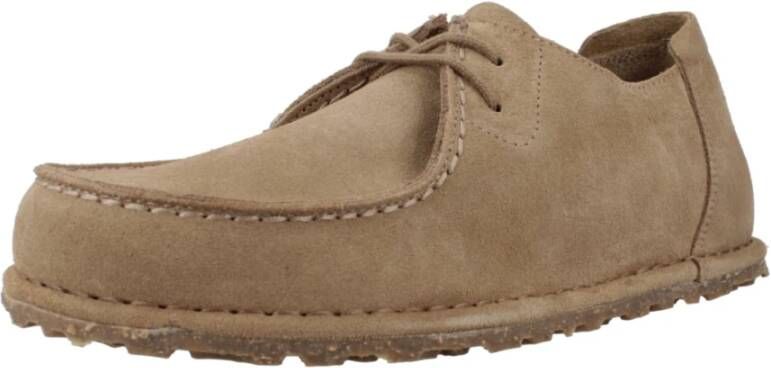 Birkenstock Stijlvolle Veterschoenen voor Mannen Beige Dames