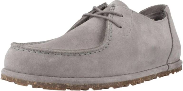 Birkenstock Stijlvolle Veterschoenen voor Mannen Gray Dames