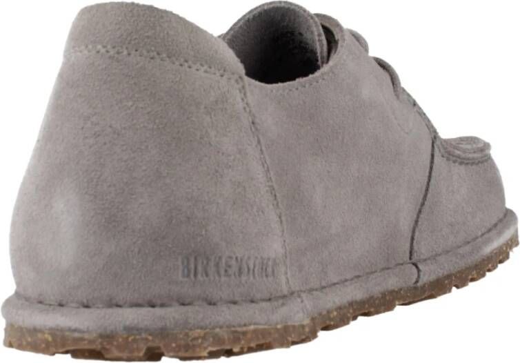 Birkenstock Stijlvolle Veterschoenen voor Mannen Gray Dames