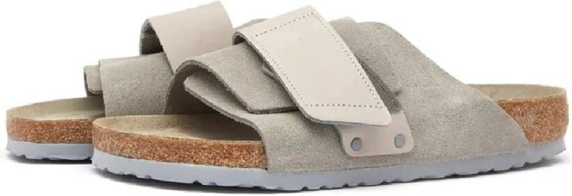 Birkenstock Stone Coin Slippers met Regular Fit Gray Heren