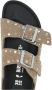 Birkenstock Studded Suede Flat Sandals Beige Dames - Thumbnail 3