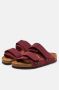 Birkenstock Suede Anatomische Sandalen met Verstelbare Banden Purple Heren - Thumbnail 2