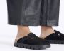 Birkenstock Chunky suède leren sandaal in zwart Black Dames - Thumbnail 13