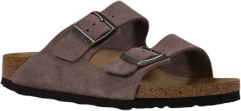 Birkenstock Suede Damesschoenen Herfst Winter Collectie Purple Dames