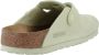 Birkenstock Suede Leather Mules Green Dames - Thumbnail 6