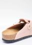 Birkenstock Suède Muiltjes met Zijgesp Sluiting Pink Heren - Thumbnail 5