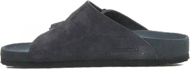 Birkenstock Suede Sandaal 'Zürich' Upgrade Stijl Gray Heren