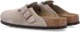 Birkenstock Suede Sandalen met Metalen Gesp Beige Heren - Thumbnail 4