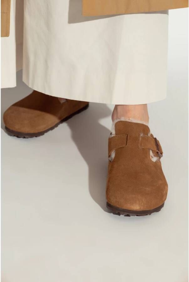 Birkenstock Suède schoenen Londen Brown Dames